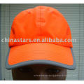 orange cotton Reflective safety ball caps